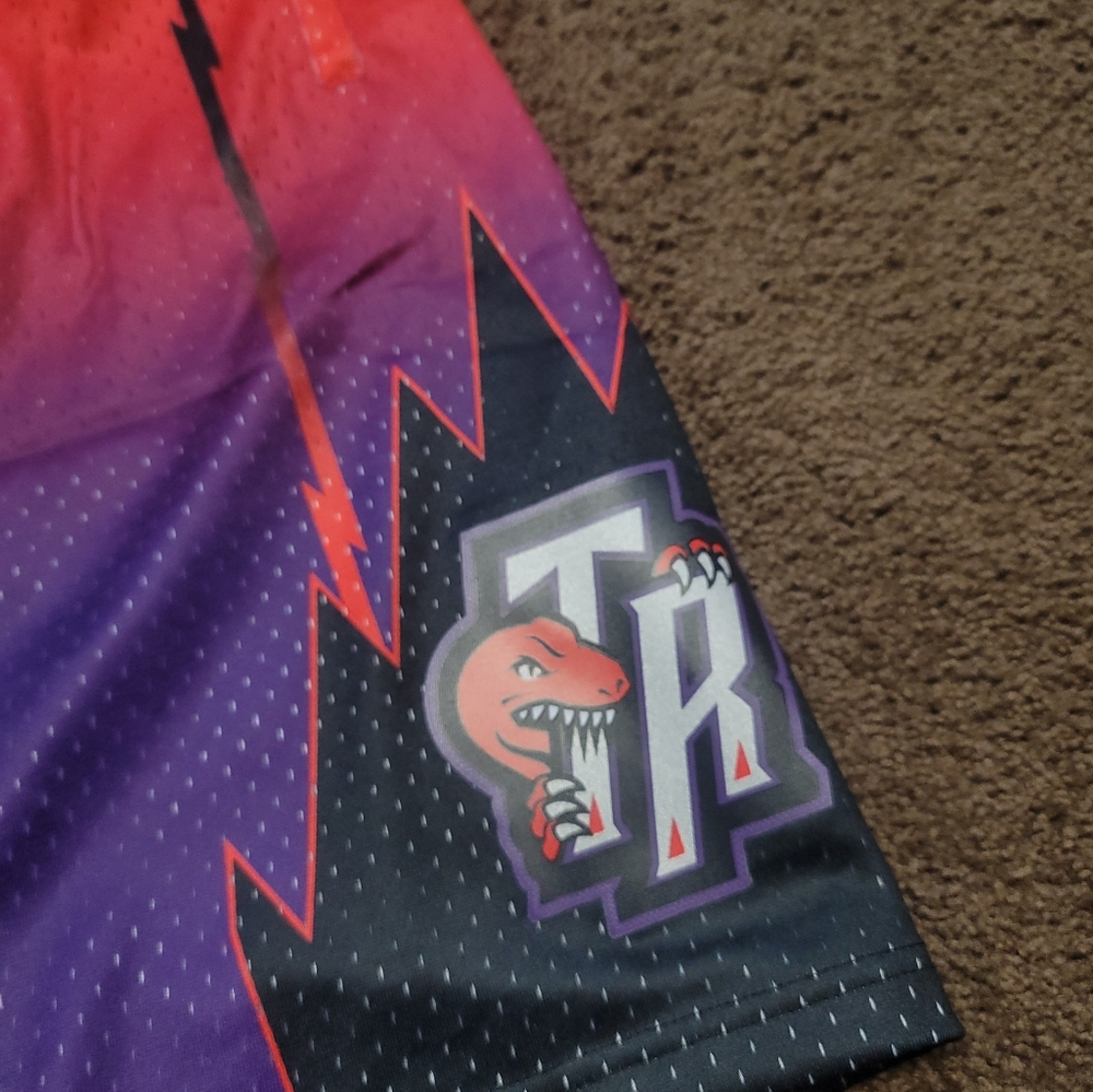 Mitchell & Ness Toronto Raptors 1998 Fadeaway NBA Swingman Shorts Men's Size XL - Picture 3 of 7